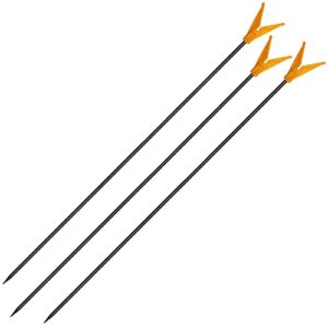 Drei Metallrutenhalter für die Fischerei, jeder mit einer Länge von 60cm, ideal für Angelabenteuer und angelsport