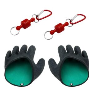 Hochwertige Angelhandschuhe für den sicheren Umgang mit Hecht und anderen Raubfischen, wasserdicht und rutschfest.