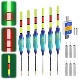 Leuchtposen Angel 4g/5g/6g/7g/8g/9g Tragkraft, Inkl. Batterien Ladegerät, Angelzubehör Für Fluss und See