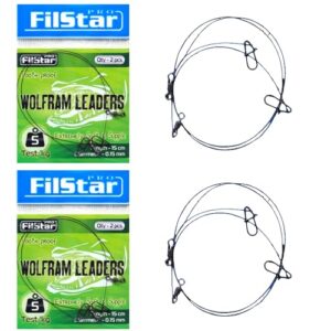 Angeln, Vorfächer, Wolfram, Hecht, Spinnfischen, Fishing Leaders, Sport Set, Angelset, Angelzubehör