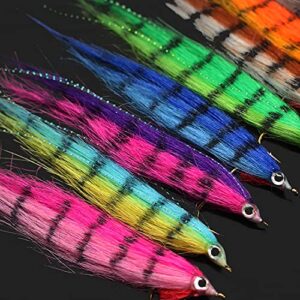 Tigofly Angelköder-Set mit 8 Farben und 16 Stücken - ideal für Fischedarren in verschiedenen Gewässern