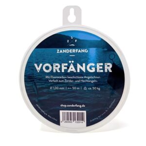 Fluorocarbon Vorfach Angel-Schnur für Hecht und Zander, 1 mm, 50m, robust und zuverlässig