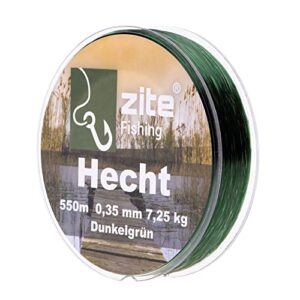 Hochwertige Nylon-Angelschnur für Hecht-Angeln, Monofil-Draht in Grün, ideal für Fluss- und Seefischerei, 0,30mm, 550m auf Spule