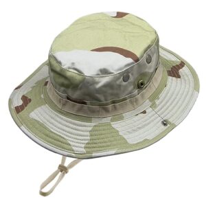 Buschhut Boonie Hat, Camouflage Dschungel Hut, Outdoor-Sonnenschutz für Herren und Damen, militärischer UV-Schutz, perfectes Accessoire für alle Aktivitäten