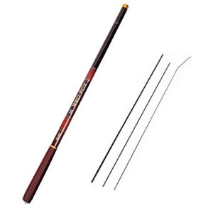 Angelrute für Bäche, Seen, Flüsse, Stauseen und Teiche - hochwertiges Carbon Fiber - starke Kraft und schnelle Rückkehr zum Fisch