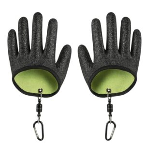 Angelhandschuhe für Hecht, Zander und Wels mit magnetischen Haken - effektiver Schutz beim Angeln