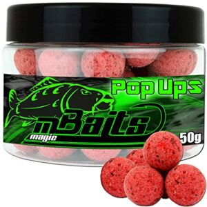 Angel-Berger Magic Baits Pop Ups in verschiedenen Sorten, wie Monster Crab und 14mm Größe, ideal für schwierige Gewässer und langlebige Frische