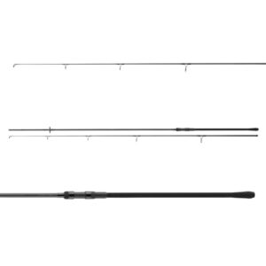 Fischereiausrüstung, Angelrute, Karpfenrute, DAIWA Black Widow XT Carp 3,60m, 12ft, 3,00lbs, 2 Teile, #50 Startring