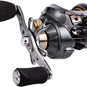 Baitcasting Angelrolle mit 11+1 abgeschirmten Kugellagern und magnetischem Bremssystem für Fischen in Süßwasser und Salzwasser