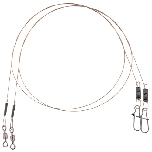 Spro Pike Fighter Fine Leader, Stahlvorfächer, 1x19 Stahldrahtgeflecht, Spinnfischen auf Hecht