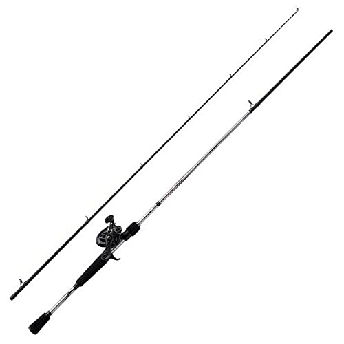 Abu Garcia Fast Attack Casting Ruten und Rollen Combo - 24T Carbon Rod, Stainless Steel Guides mit Titanoxid-Einsätzen, schnelle Castingsrolle für Körnerfischen, Power-Disk-Drag-System