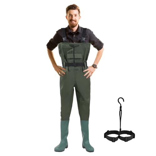 Anglerhose mit Wasserdichtigkeit aus 70D Nylon PVC Material für Angeln, Bauernhöfe und Bauarbeiten