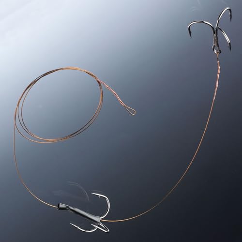 Balzer Matzes Doppel Drilling System für Hechtvorfach - 70cm lang, 9kg tragfähig, ideal für Fische von 5-8cm Länge