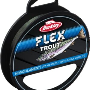 Berkley Flex SS-monofile Forellenschnüre – dehnbar, wenig Drall, leicht zu knoten – perfekt für den aufstrebenden Forellenangler!