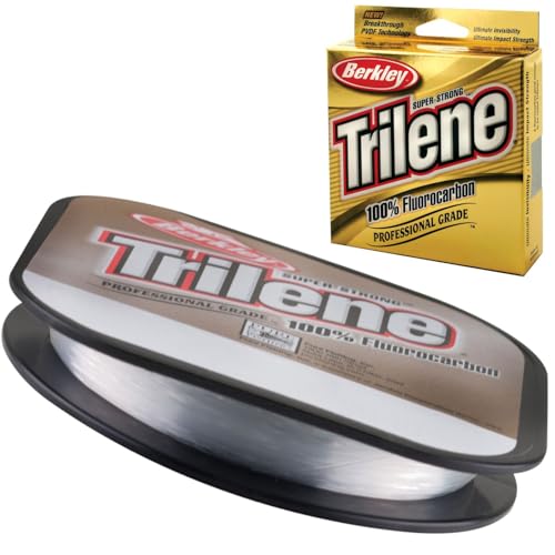 Berkley Trilene 100 % Fluorocarbon-Vorfach-Angelschnur, hochwertige Angelschnur für den nächsten Angel-Ausflug