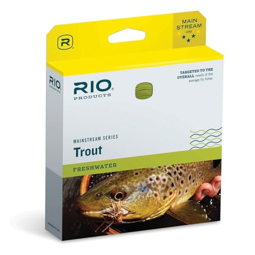 Fly Lines für Forellen von RIO - Eine Fliegenschnur für den Durchschnittlichen Angler. Mit einer leicht auswerfenden Leine und hoher Schwimmfähigkeit. Perfekt für Anfänger in der Fliegenfischerei.