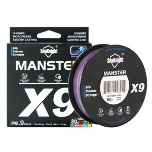 Hochwertige geflochtene Salzwasser-Angelschnur mit 150m/300m/500m PE für Karpfen und Forellenangeln