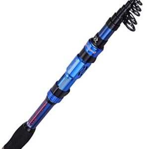 Fischereiangelrute mit 24 Tonnen Kohlefaser, CNC-gestalterter Rollenhalter und bequemem Eva-Griff für Forellenfischen in Seen und Flüssen