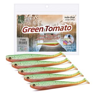 Gummifische Zander Set - Inzite Shad 12cm Diverse Farben - Fängige Gummiköder für Zanderangeln - Softbait Angelköder UV-Aktiv