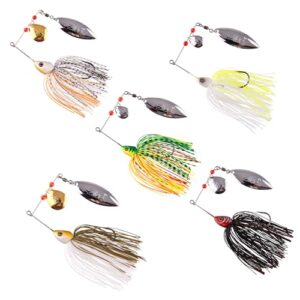 Komplettset für den perfekten Fang: 5 Spinnköder in verschiedenen Gewichten und Farben für Zander, Barsch und Hecht