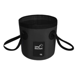 Faltbarer Eimer 12L, Outdoor-Faltschüssel, Faltbarer Eimer für Camping und Garten