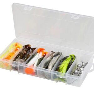 Savage Gear Cannibal Shad Kit - 6er-Pack effektive Jigköpfe für Angeln im Süß- und Salzwasser, ideal für Barsch, Hecht und Zander
