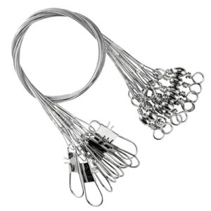 Hochwertiges Drahtvorfach für Süß- und Salzwasser-Angebote, korrosionsbeständig aus Edelstahl, ideal für verschiedene Angelbedürfnisse