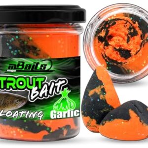 Effektiver Forellenteig für die Angeljagd - Magic Baits Trout Bait (Orange Black, 60g)