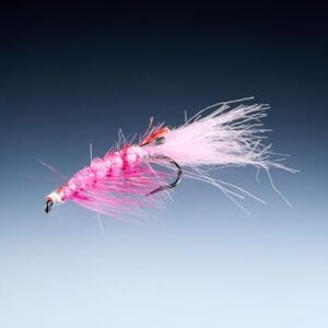 Meerforellene Fliege von Balzer, Fliegen für Angeln, Farbe: Pink Shrimp
