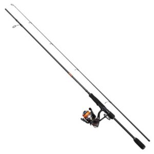 DAM Fire Wave XP Spinning Combo für Süßwasserangler, inklusive Angelrute und Rolle, ideal für Hecht-, Barsch- und Zander-Fang, starkes Leichtgewicht, schwarz, 2.13m schnelle Rute, 2500er Rolle