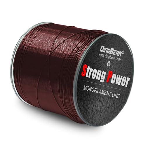 Monofile Nylon-Angelschnur mit starker Spannung, 1000m lang, Durchmesser 0,43mm, für den Anglertisch oder als Reserve für Langzeitgebrauch geeignet