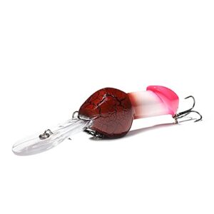 Realistischer Angelköder für den Crankbait, Gag-Fischhaken Köder, lustiges Geschenk für Angelkollegen