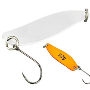 Forellenblinker mit UV-Reflexion, FTM Spoon Hammer Blinker 3,2g, für Spinnfischen geeignet