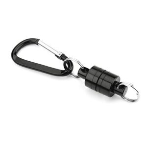 Magnetnetz Release Halter für Fliegenfischen, Magnetischer Kescher Halter mit Karabiner und Tackle Box im Schubladenstil - Ideal für den Einsatz auf Seen, Flüssen oder Ozeanen.