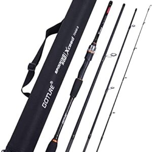 Angelrute mit Aufbewahrungsrohr für Forellen und Karpfen, Spincasting, Teleskoprute, perfekt für Anfänger und Fortgeschrittene