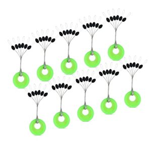 Hochwertiger Gummistopper für Angeln, 100% Silikon, Oval und Rund, 3 Größen verfügbar