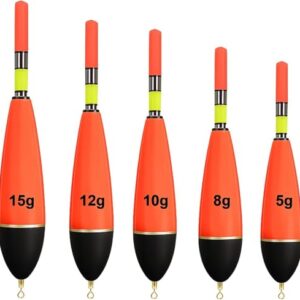 Ersatzangel Posen für Hecht Barsch Karpfen 5 Stück verschiedene Gewichte Angeln Tragbar leicht Schwimmen Angelsport
