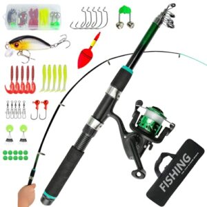 Cioquli Kinder Angelset mit Angelrolle und Köder, ideal für Kinder ab 3 Jahren