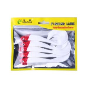 MOP MatthiThom Hengjia Gummifische Softbait Set - 5 Stück Weichplastik Angelköder für Zander, Hecht, Barsch, Pollack und Dorsch