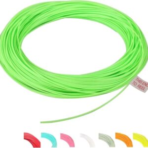 Hochwertige Fliegenfischschnur mit Backing-Vorfach und Tippet, für verschiedene Fadenstärken von 1F bis 10F.