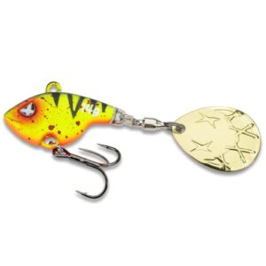 Monkey Lures Turbo Lui Jig Spinner Kunstköder, 4 Größen: 7 g, 10 g, 14 g und 18 g für Spinnfischen auf Barsch, Zander und Hecht
