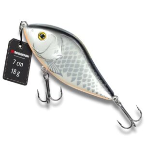 Robinson Angelköder für große Raubfische - Jerkbait Wobbler, Spinning und Trolling geeignet, DREI Tiefenvarianten