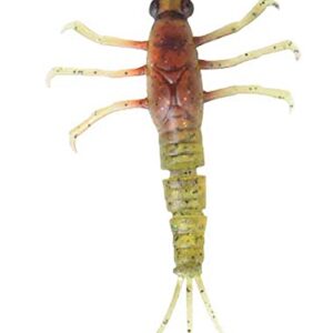 Eine realistische Maifliege für das Spinnfischen, Savage Gear 3D TPE Mayfly Nymph, mit mikrobewegenden Beinen und einer starken Schwanzaktion.