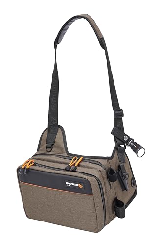 Leichte Angeltasche für mobile Angler mit 5B Köderbox, ergonomischem Schultergurt und UV-geschützter Köderaufbewahrung