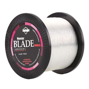 Hochwertige Monofil Angelschnur Seaknight Blade Nylon für Karpfen und Forelle, 1000m Länge, Salzwasser geeignet