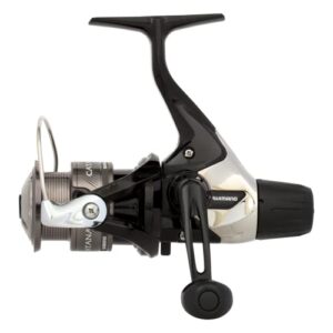 Shimano Catana 1000 RC, Spinning Angelrolle mit Heckbremse, silber, schwarz