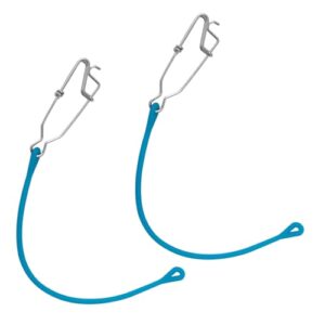 Fischerei Downrigger Gewichtsdämpfer zum Angeln mit Auslöseknopf, Edelstahl Downrigger Snubber Dämpfer zum Schleppangeln Angel Planerboard Gewichte 38cm Lang