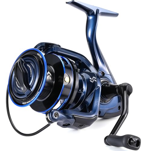 Hochwertige Karpfenangelrolle mit Hochleistungsbremssystem und 4,7:1 Übersetzungsverhältnis für das Angeln von Karpfen und Grobfischen