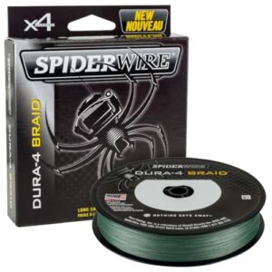 Fischknoten Spiderwire Filo da Pesca Dura 4 Green, hochwertiger und robuster Faden für alle Angeltechniken