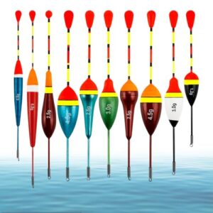 Hochwertige Angelposen für Forellen und Friedfische, Komplettes Angel Posen Set, wasserdichte Schwimmer Angeln mit Edelstahlösen